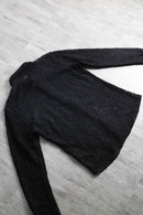 2000s GUESS black lace shirt