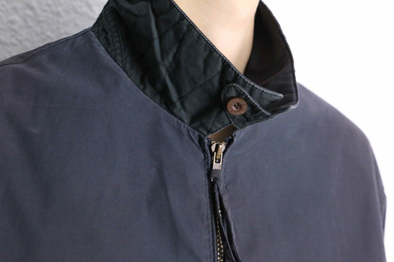 1990's black nylon zip up jacket