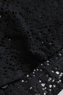 2000s GUESS black lace shirt