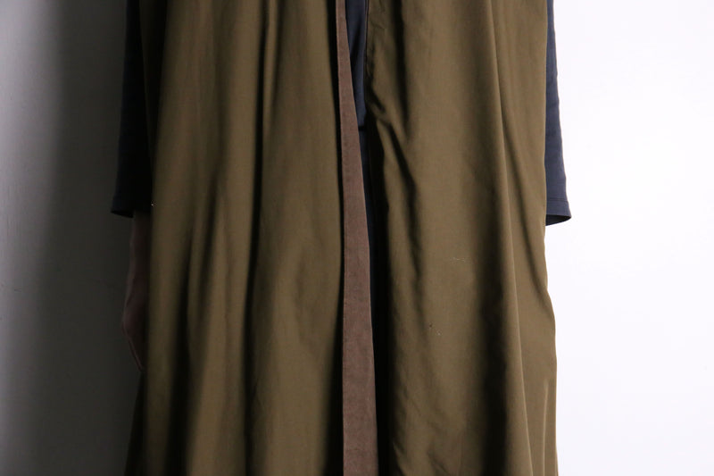 sleeve less long length robe