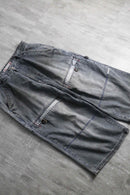 1990-00s wide baggy denim shorts