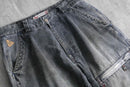 1990-00s wide baggy denim shorts