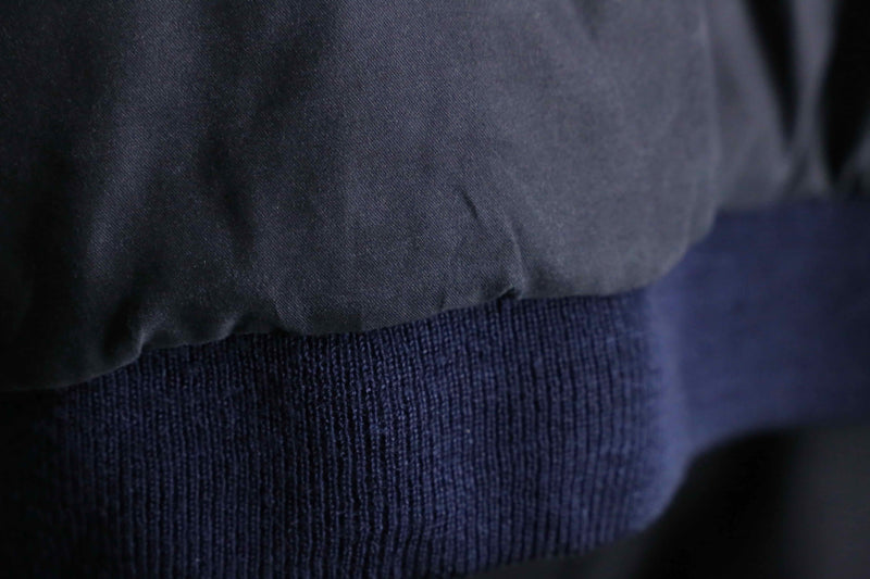 1990's black nylon zip up jacket