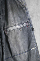 1990-00s wide baggy denim shorts