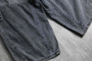 1990-00s wide baggy denim shorts