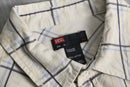 2000s DIESEL windowpane check shirt