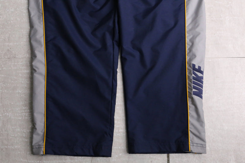 00’s “NIKE” navy × gray nylon set up