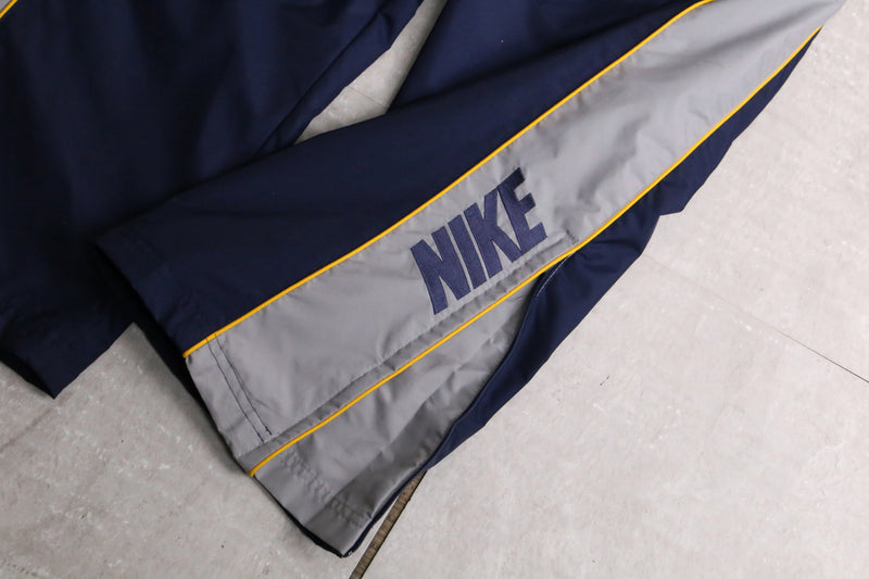 00’s “NIKE” navy × gray nylon set up