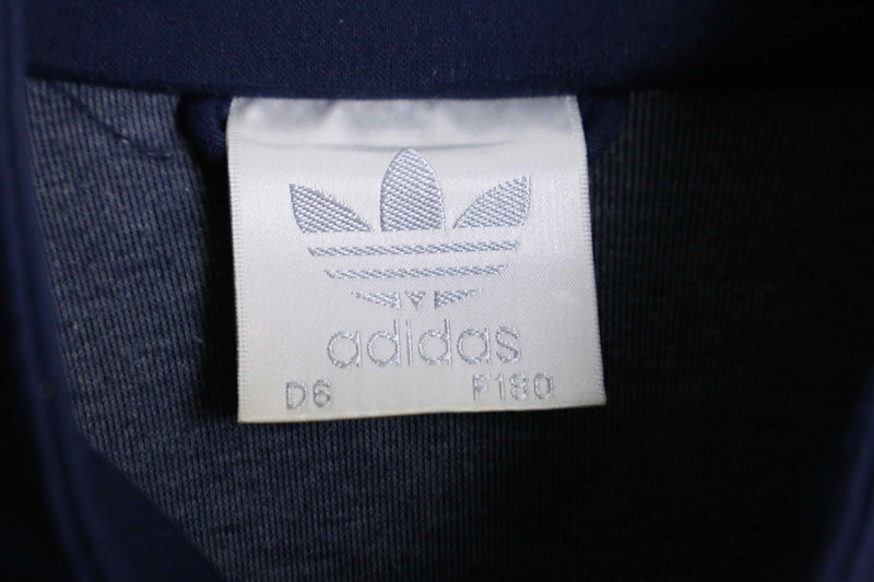 90's "adidas" navy three stripe design track jacket