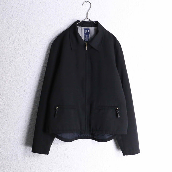 90’s “old GAP” black zip up short jacket