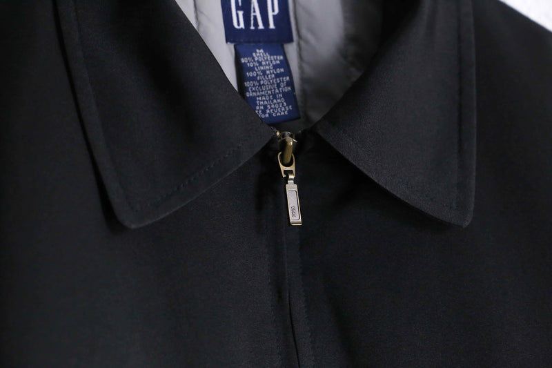 90’s “old GAP” black zip up short jacket