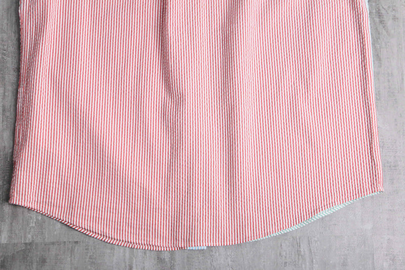 “Brooks Brothers” light color seersucker shirt