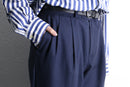“RALPH Ralph Lauren” navy check trousers