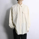 "Polo by RL" ivory flannel workstyle shirt