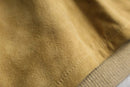 60’s knit × suede switch design V-neck knit