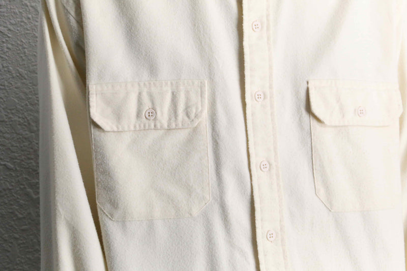 "Polo by RL" ivory flannel workstyle shirt