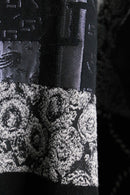 1980-90s mulch textile patchwork jacquard coat