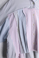 ''Re:make'' random striped shirt hoodie