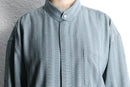 design collar jacquard stripe shirt