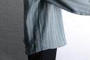 design collar jacquard stripe shirt