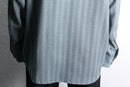 design collar jacquard stripe shirt