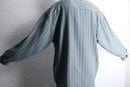 design collar jacquard stripe shirt