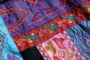 "chico's" embroidered sequin patchwork jacket