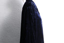 damask velour open collar shirt
