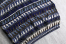 1990s geometric pattern acryl sweater