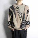 animal pattern like piping design knit