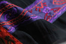 "chico's" embroidered sequin patchwork jacket