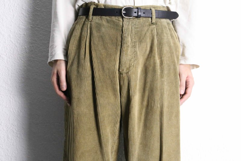 “OLD GAP” khaki corduroy wide pants