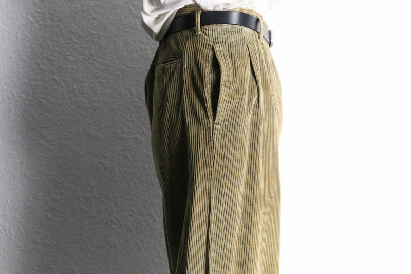 “OLD GAP” khaki corduroy wide pants
