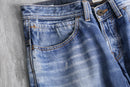 “BOSS ORANGE” cinch back denim pants