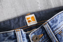 “BOSS ORANGE” cinch back denim pants