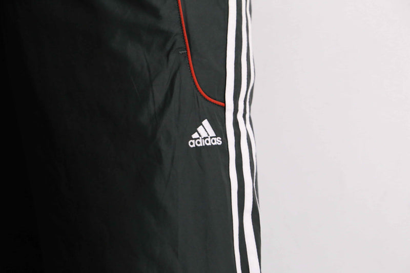 "adidas"black button detail track pants