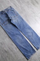 “BOSS ORANGE” cinch back denim pants