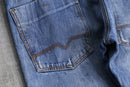 “BOSS ORANGE” cinch back denim pants