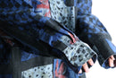 “GOOUCH” abstract patchwork linen shirt