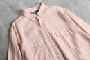 “Polo Ralph Lauren” soft pink linen L/S shirt