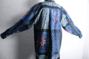 “GOOUCH” abstract patchwork linen shirt