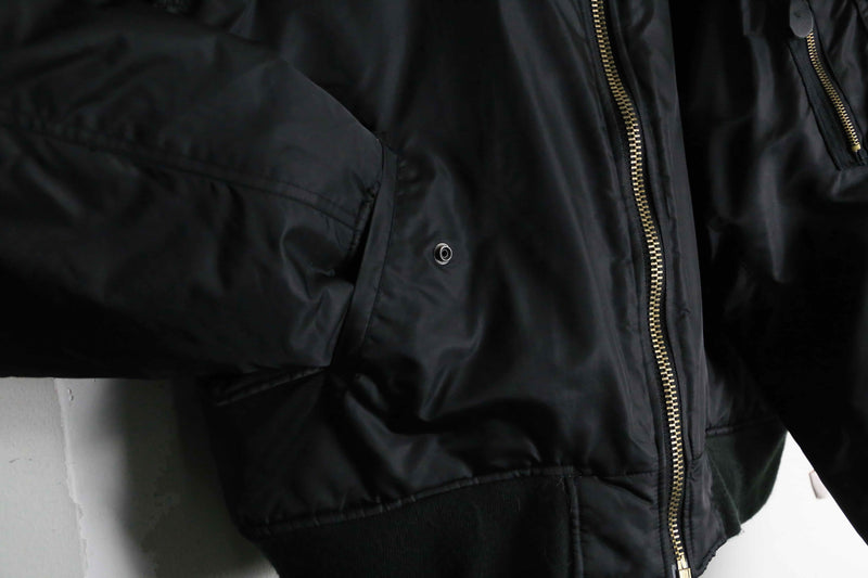 black&orange reversible MA-1 jacket