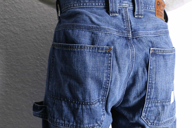 “Polo Jeans” indigo painter denim pants