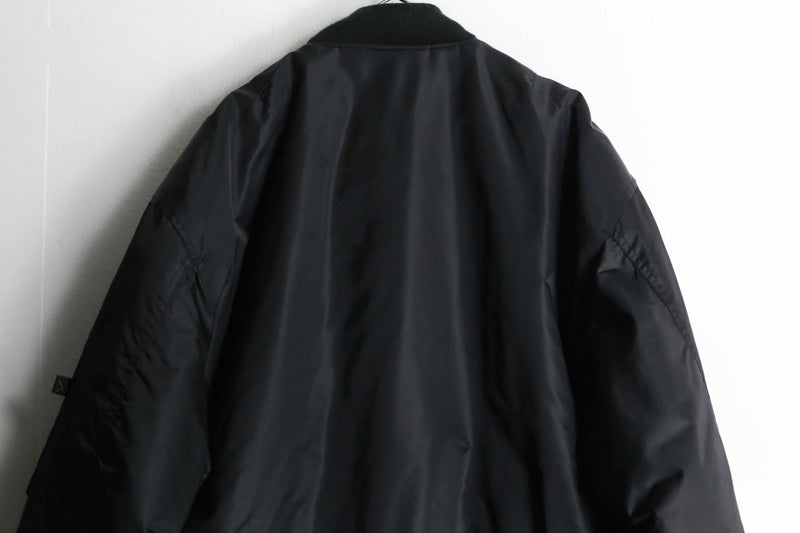 black&orange reversible MA-1 jacket