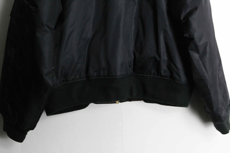 black&orange reversible MA-1 jacket