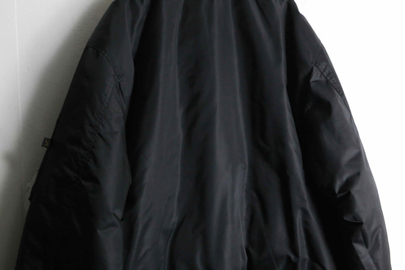 black&orange reversible MA-1 jacket