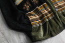 90s White stag emb switching jacket