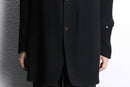 black pleats gimmick tailored jacket