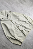 faded khaki hooded jacket