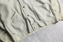 faded khaki hooded jacket